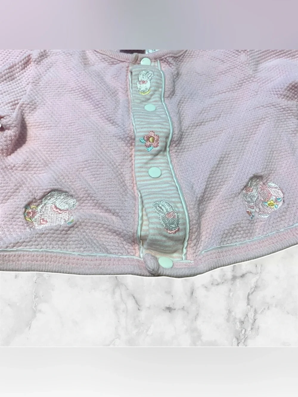 Mc Baby Baby Girl Button Up Long Sleeve Shirt